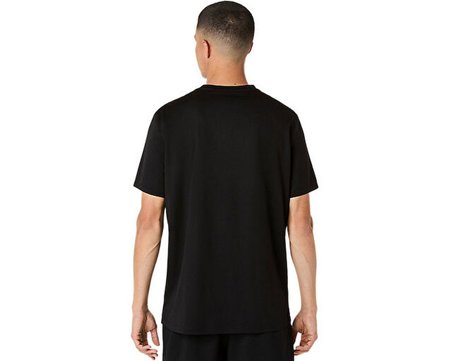 Asics FUJITRAIL LOGO SS TOP Erkek Koşu Tişörtü 2011D527-001 Siyah