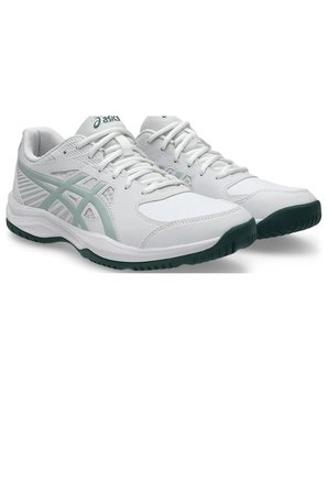 Asics Court Slide 4 Erkek Beyaz Mavi Tenis Ayakkabısı