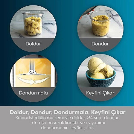 Evde Sanatçı 7’si 1 Arada Dondurma & Tatlı Makinesi