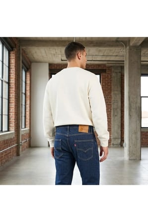 502™ Taper Erkek Jean Pantolon likralı kumaş - 0050 Lacivert / 34/32