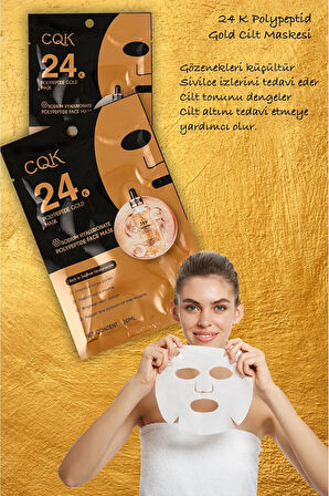 5 Adet 24K Gold Maske Sodyum Hyalüronik Asit Kolajen Çinko Gözenek Renk Onarım Yüz Maskesi