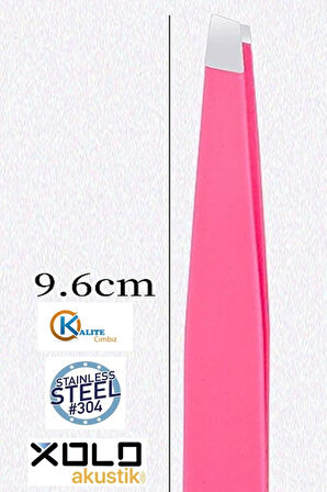 Akustik Cımbız Serisi Renkli Çelik Cımbız Kalın Kesik Uçlu Yan Kıl Tüy Cımbızı XLC520B