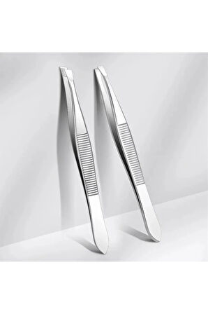 Metalik Gri Klasik Düz Uçlu Kaydırmaz Cımbız XLC505