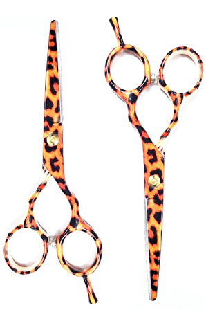 Leopar Profesyonel Berber Kuaför Makası 5.5 Inç Hair Style Xlq571a