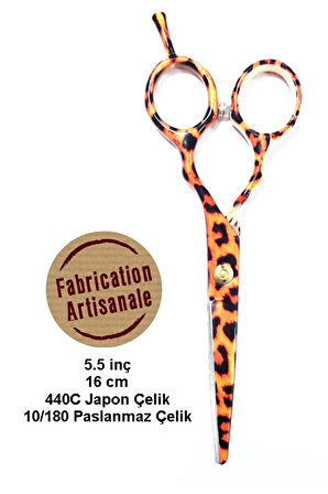 Leopar Profesyonel Berber Kuaför Makası 5.5 Inç Hair Style Xlq571a