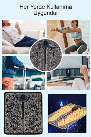 Akapuntur Ayak Stimülasyon Masaj Pedi Katlanır Taşınabilir