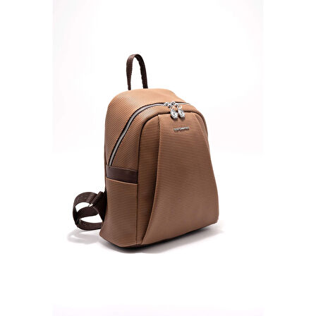 Silver Polo  Kadın  926-45725 SILVER POLO SIRT ÇANTASI M86 KARAMEL-MAT KAHVE