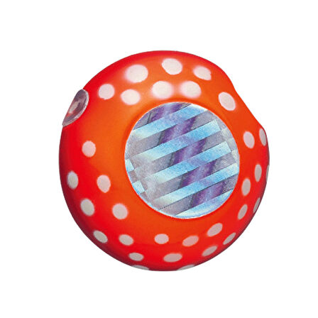 Major Craft TM-Head Slider Tai Rubber Jig 80gr #50 Orange Red Dot Glow
