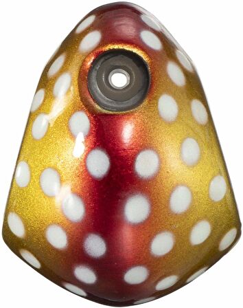 Major Craft TM-Head Slider Tai Rubber Jig 80gr #51 Gold Red Dot Glow