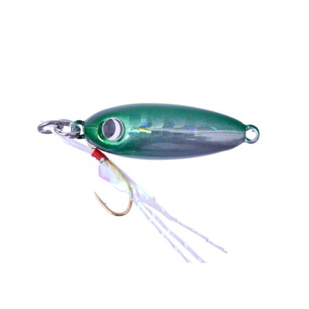 Major Craft Nano Aji Metal 1.0gr 12mm #02 Green Silver UV