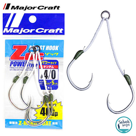 Major Craft ZOC-PT-3050 Çiftli Asist İğne #4/0 (2 Adet)