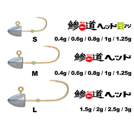 Major Craft Ajido Jighead 0.8gr - S (5 Adet)