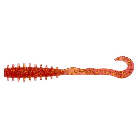 Major Craft RB Curly Tai Rubber Worm 5cm #05 Red Glitter (5 Adet)