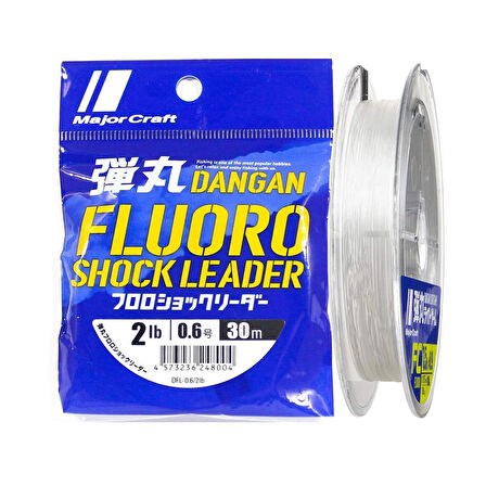 Major Craft Dangan FC Shock Leader DFL PE 0.6 0.13mm 2Lb/0.9kg 30mt