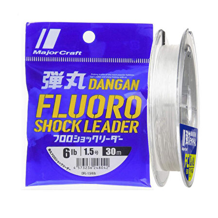 Major Craft Dangan FC Shock Leader DFL PE 1.5 0.20mm 6Lb/2.7kg 30mt