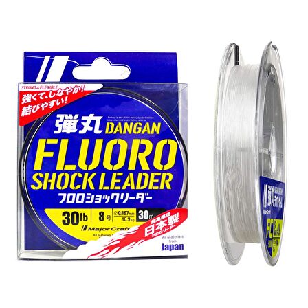 Major Craft Dangan FC Shock Leader DFL PE 8.0 0.47mm 30Lb/16.9kg 30mt