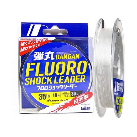 Major Craft Dangan FC Shock Leader DFL PE 10 0.52mm 35Lb/15.9kg 30mt