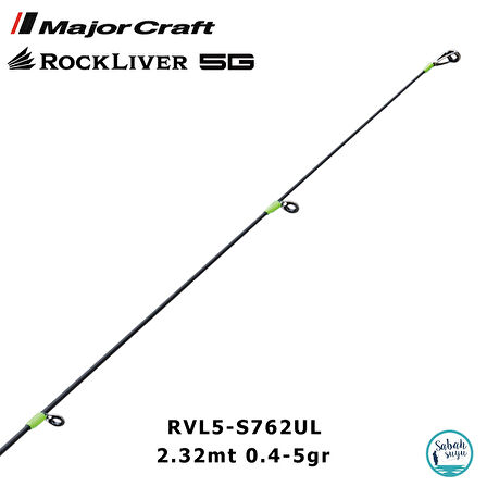 Major Craft Rockliver 5G RVL5-S762UL Solid 2.32mt 0.4-5gr (2P) LRF Kamış