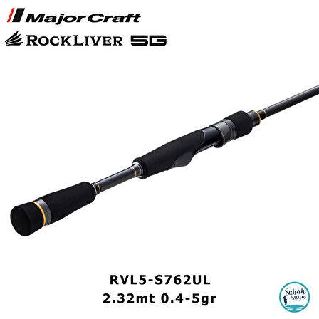 Major Craft Rockliver 5G RVL5-S762UL Solid 2.32mt 0.4-5gr (2P) LRF Kamış