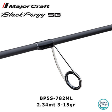 Major Craft 5G Black Porgy Kurodai BP5S-782ML 2.34mt 3-15gr (2P) Light Spin Kamış