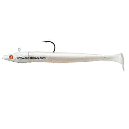 Major Craft Ceana Eely Shad CES-130 13cm 22.3gr Silikon Balık #002 Pearl White