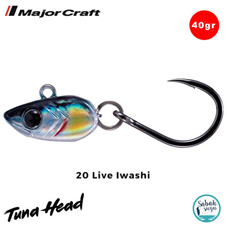 Major Craft Tuna Head GKHD-40gr #8/0 20 Live Iwashi