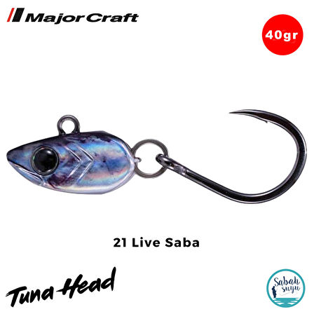 Major Craft Tuna Head GKHD-40gr #8/0 21 Live Saba