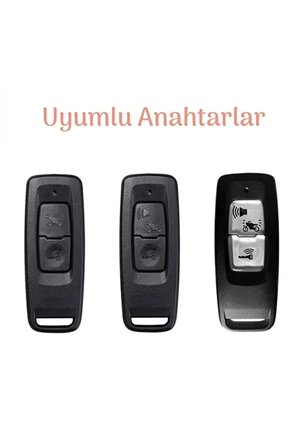 Honda Pcx 2021-2022-2023-24-25 Model Yeni Kasa Uyumlu 2023-2024 Forza Anahtar Kılıfı Siyah/kırmızı