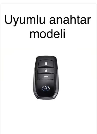 Toyota Chr C-hr Camry Corolla Cross Prius Prado Rav4 Hilux Uyumlu Anahtar Kılıfı 2.Resime Bakınız