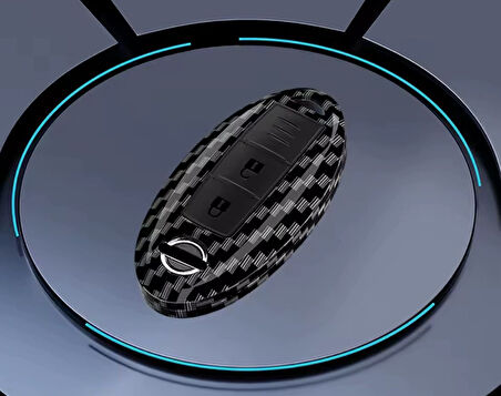 Nissan Eski Kasa Qashqai Juke X-trail Micra Pulsar Note Karbon Anahtar Kılıfı 2.Resime Bakınız