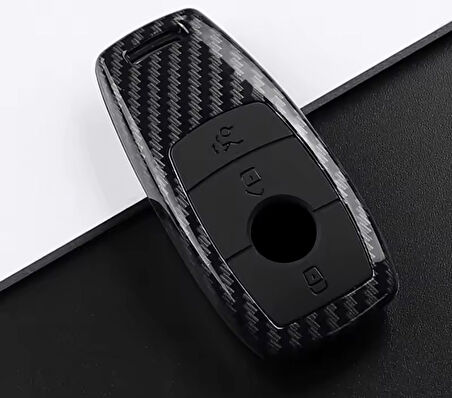 Mercedes C180 C200 Glc Cla Cle Amg W205 W213 W222 E200 300 Karbon Anahtar Kılıf 2.Resime Bakınız