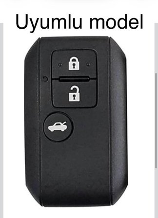 Suzuki Smart Anahtarsız Çaliştırma Anahtar Koruma Kılıfı 2.Resime Bakınız Siyah/Altın