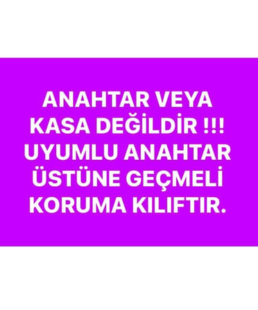 Mercedes Uyumlu Silikon Anahtar Kılıfı 2 Tuşlu Model 2.Resime Bakınız Lütfen