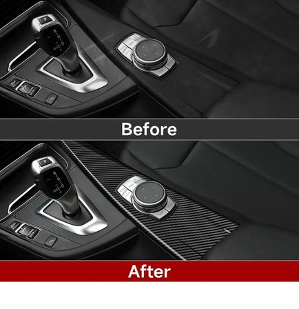 Bmw F30 Nbt Kontrol Paneli Konsol Kaplama Karbon Model