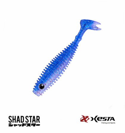 Xesta Shad Star 3.5" 9.5cm KCBR 6P Silikon Yem