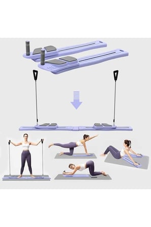Pilates Spor Salonu Ev Için Pilates Taşınabilir Kardiyo Yoga Antrenmanı Dayanıklılık Kadın Fitness