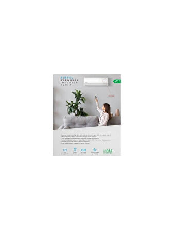 Airfel LRXM35N 12000 BTU R32 A++ Inverter Duvar Tipi Klima
