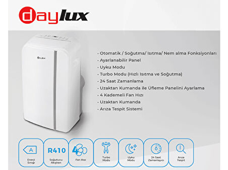 DAYLUX Mobil Tip Klima Beyaz