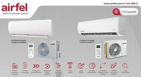 Airfel (Montaj Dahil) Vibe LTXQ25A 9.000 Btu A++ İnverter Klima
