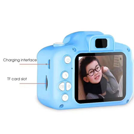 Ozmik CMR9 PLUS  Mini 1080p Hd Çocuk Kamera Dijital Fotoğraf Makinesi 2.0 Inç Ekran 13Mp 2025
