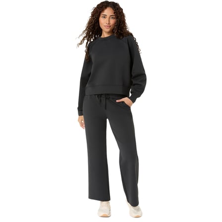 Nagino Refined Texture Sweat Flare Kadın Siyah Koşu Eşofman Altı 2032D371-001