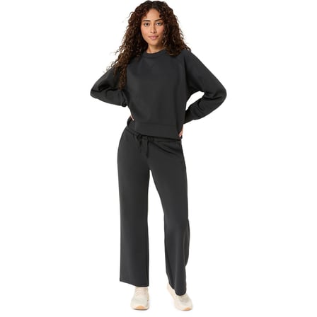 Nagino Refined Texture Kadın Siyah Koşu Sweatshirt 2032D370-001