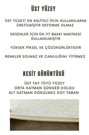 Yolluk Halı – Kaymaz Tabanlı, Yıkanabilir, Yumuşak Dokulu, Şık ve Dayanıklı Tasarım (lazer