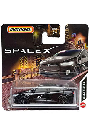 Matchbox - Tesla Model X - Siyah (1/64) SpaceX