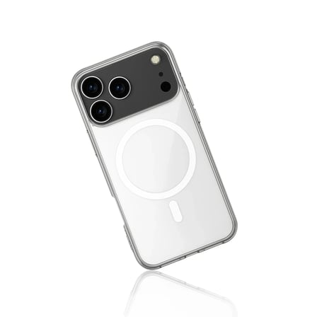 Apple iPhone 17 Pro Max Kılıf Magneticsafe Şeffaf Silikon - Şeffaf