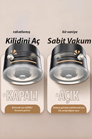 Ozmik Unıversal Uyumlu Vakumlu Manyetik 180°Dönen Taşınabilir Çok Amaçlı Araç Telefon Tutucu