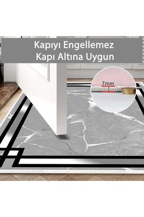 Banyo Paspası, Yumuşak Banyo Halısı, Kaymaz Dot Tabanlı, Yıkanabilir - 60x100