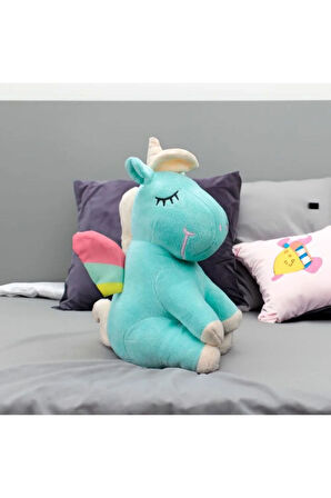 Oturan Unicorn Peluş 35CM