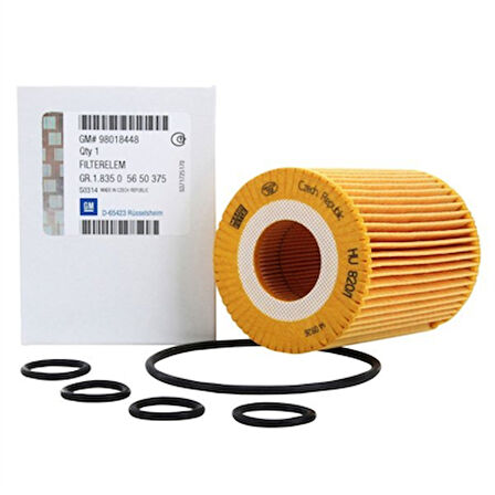 Opel Meriva B 1.7 Dizel Motor Yağ Filtresi Orjinal GM