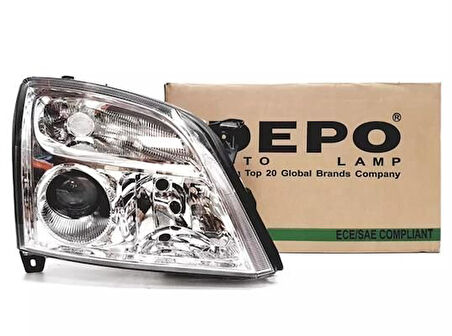 Opel Vectra C Sağ Far Mercekli DEPO